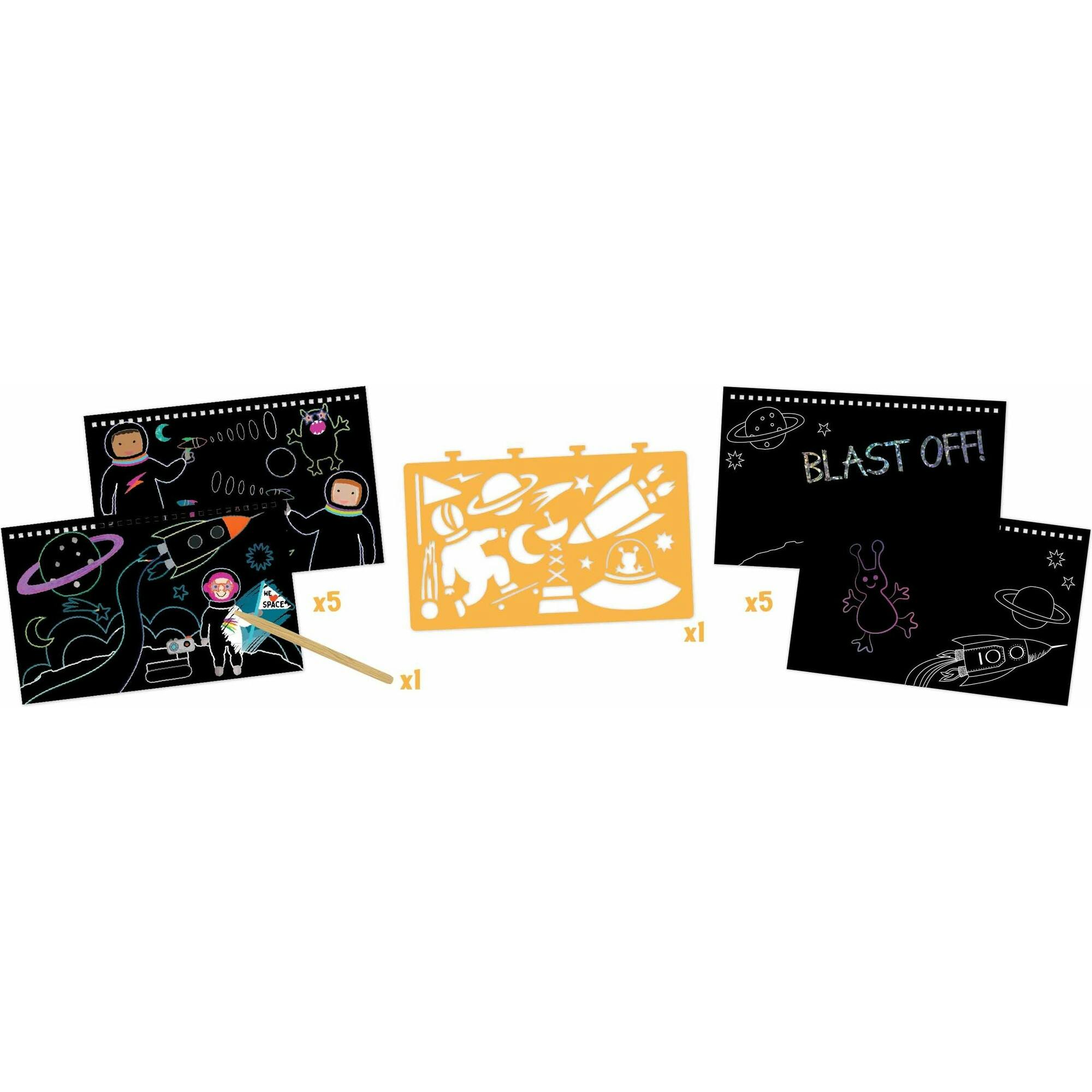 Space Scratch & Play