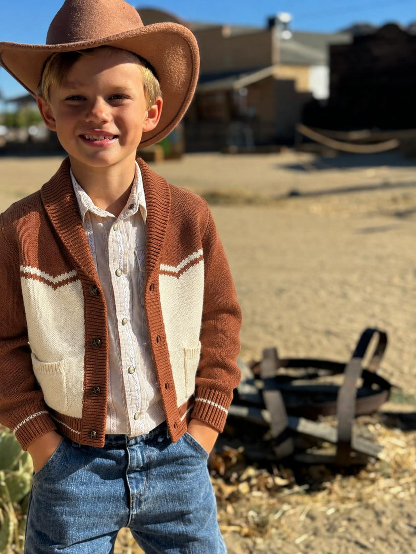 YEEHAW cowboy cardigan