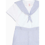 Dark Blue Stripe Antonio Baby Boy Set