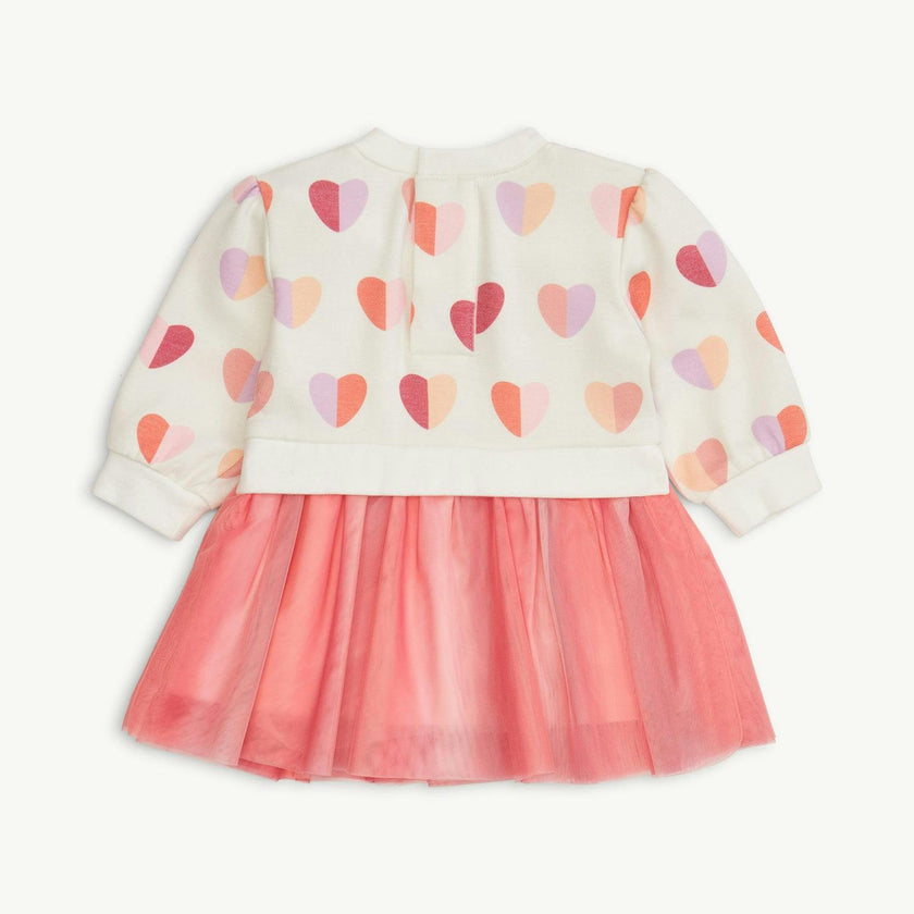 Magnetic Sweatshirt Tutu Dress HEARTS