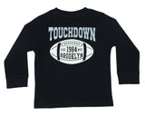Kids Two-Sided Graphic Shirt - Football Touchdown - Navy