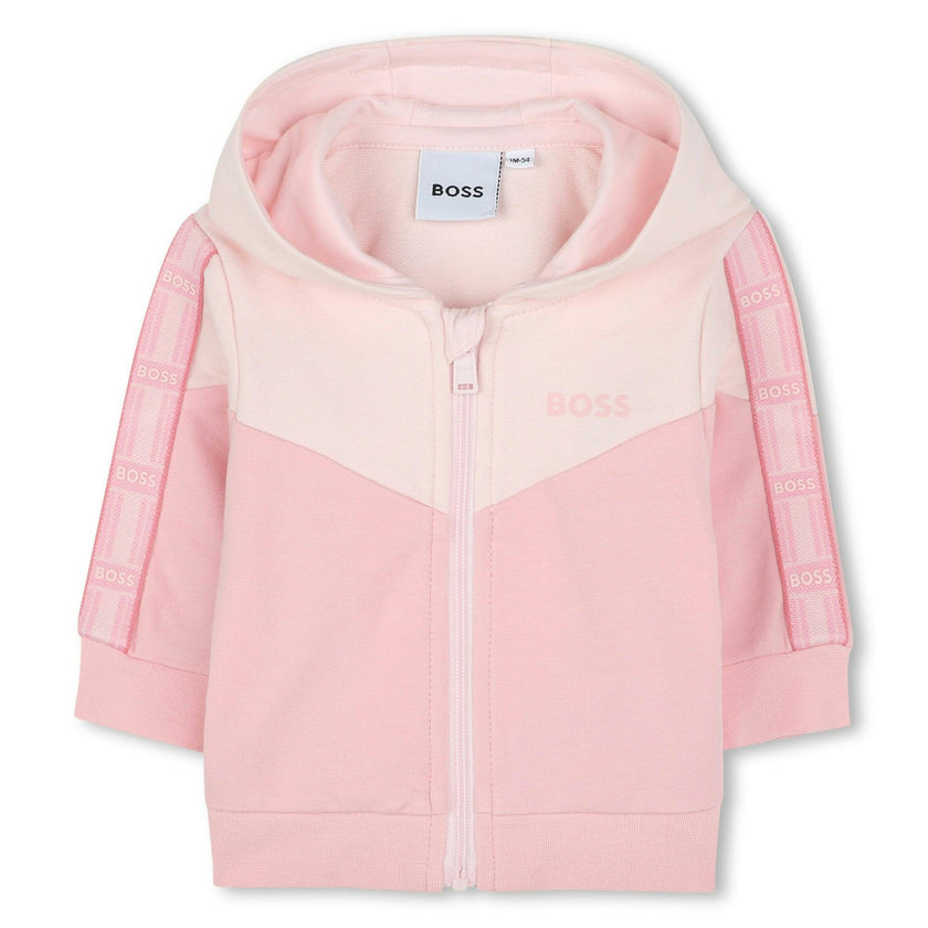 Pink 3 Piece Work-Out Outfit Set