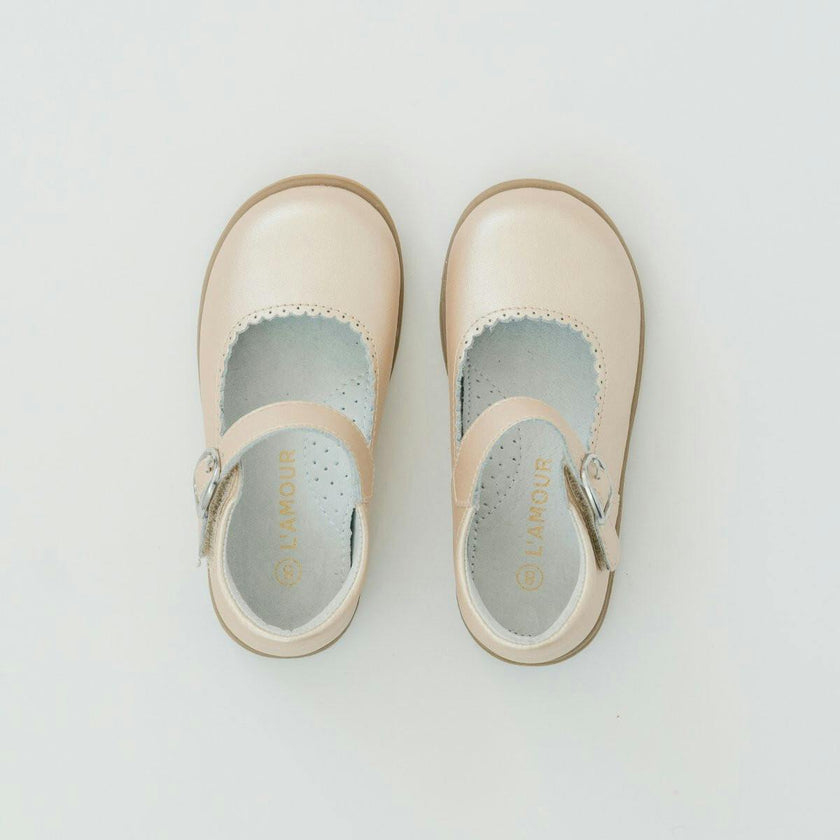 Chloe Classic Scalloped Leather Mary Jane