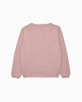 Duck and Bunny Cardigan in Pink
