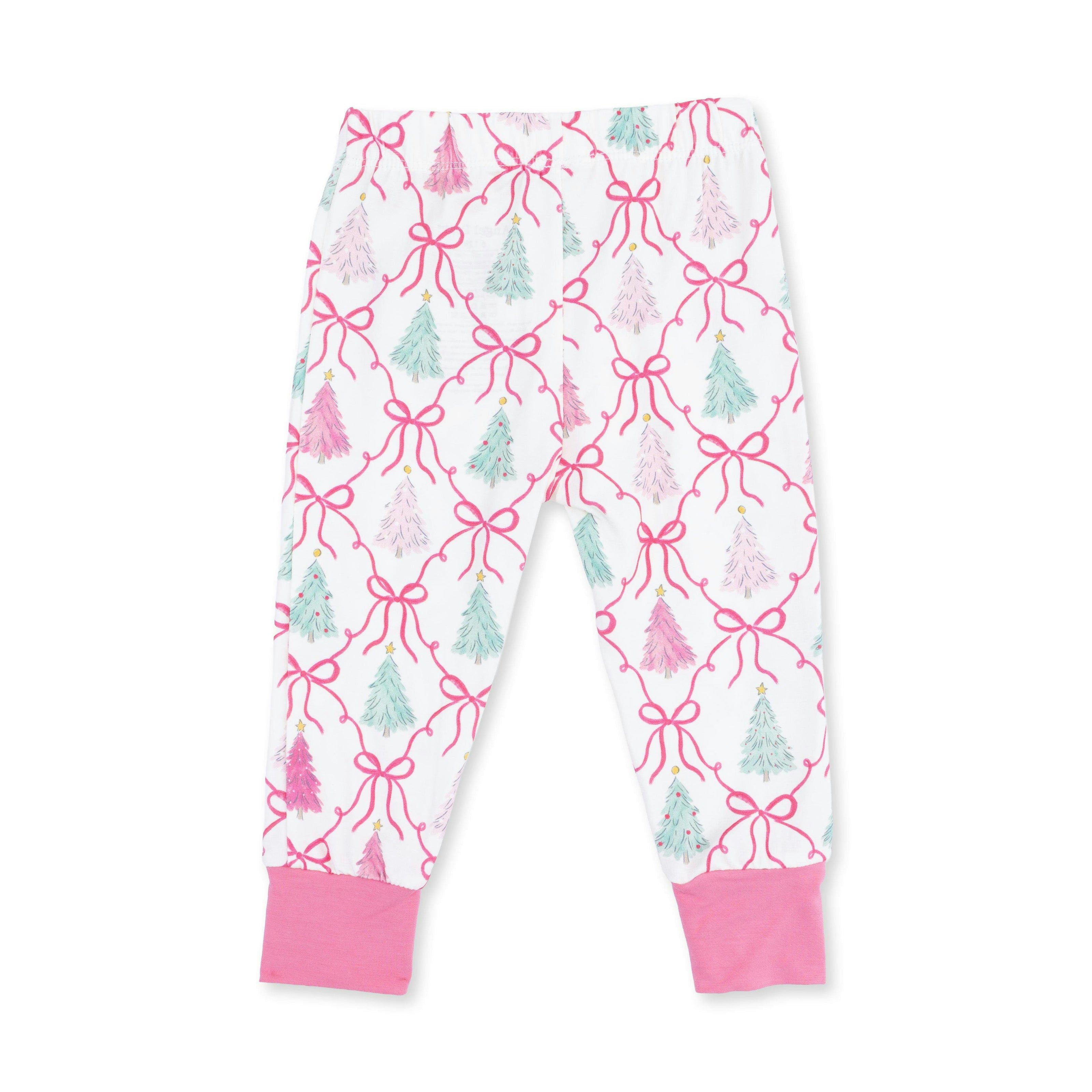 Bow Trellis Tree - Long Sleeve Loungewear Set