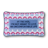 Uncomfortable Needlepoint Pillow