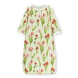 Tulip Luxe Stretch Newborn Gown & Hat Set