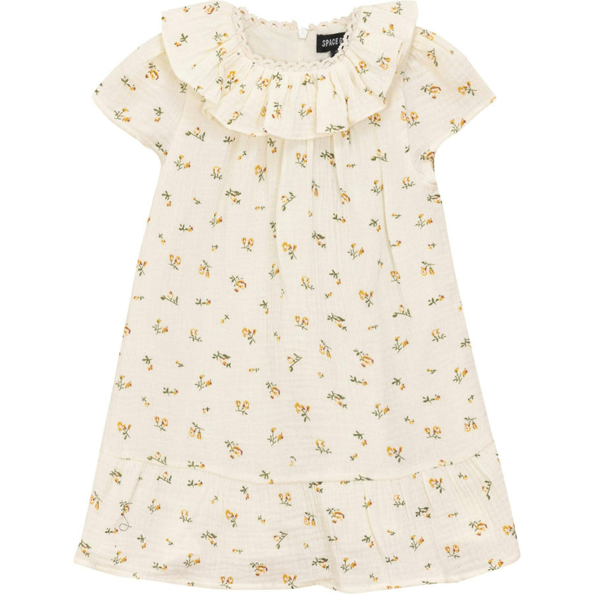 Floral Printed Dress Off White