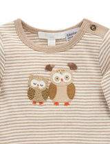 Bodysuit & Legging Set Mushroom Mini Stripe