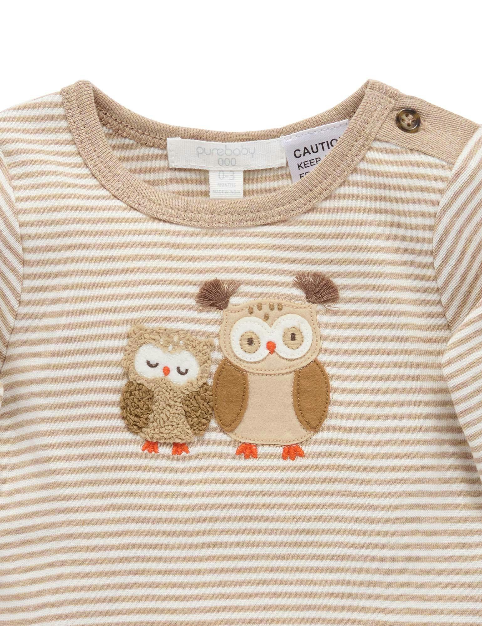 Bodysuit & Legging Set Mushroom Mini Stripe