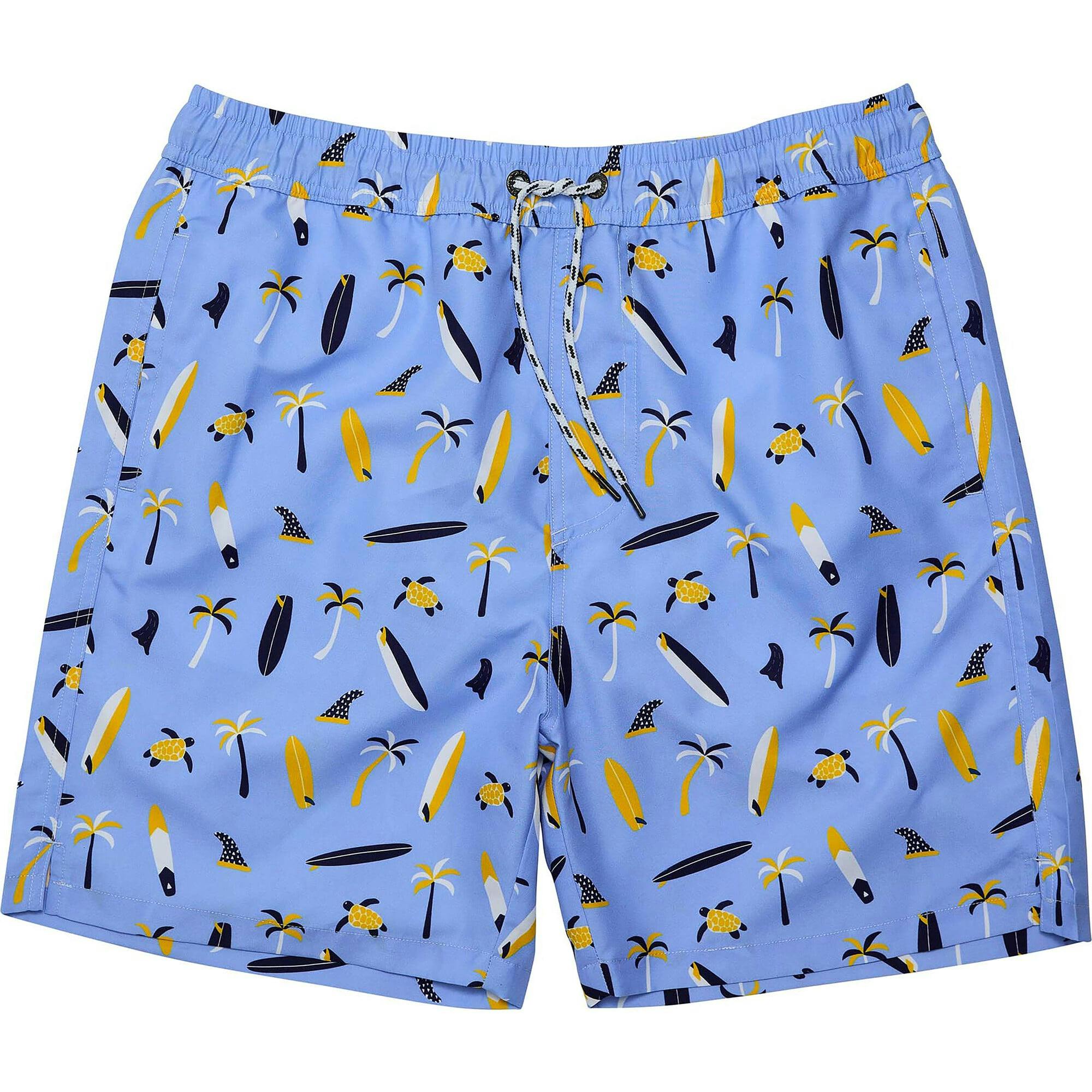 Men's Sustainable Comfort Lined Drawstring Swim Short