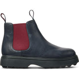 Kids Norte Leather Lace-Up Boots, Navy