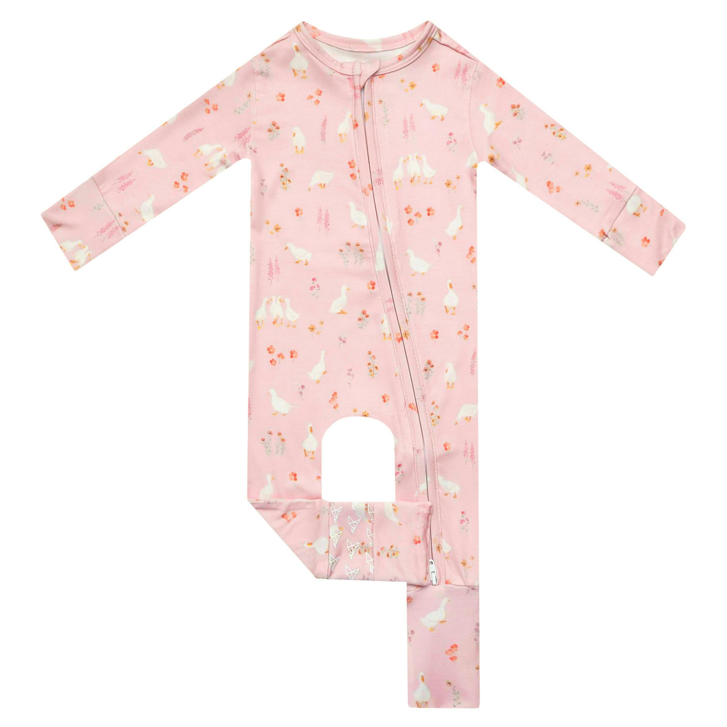 Convertible Zip-Up Footie - Gigi