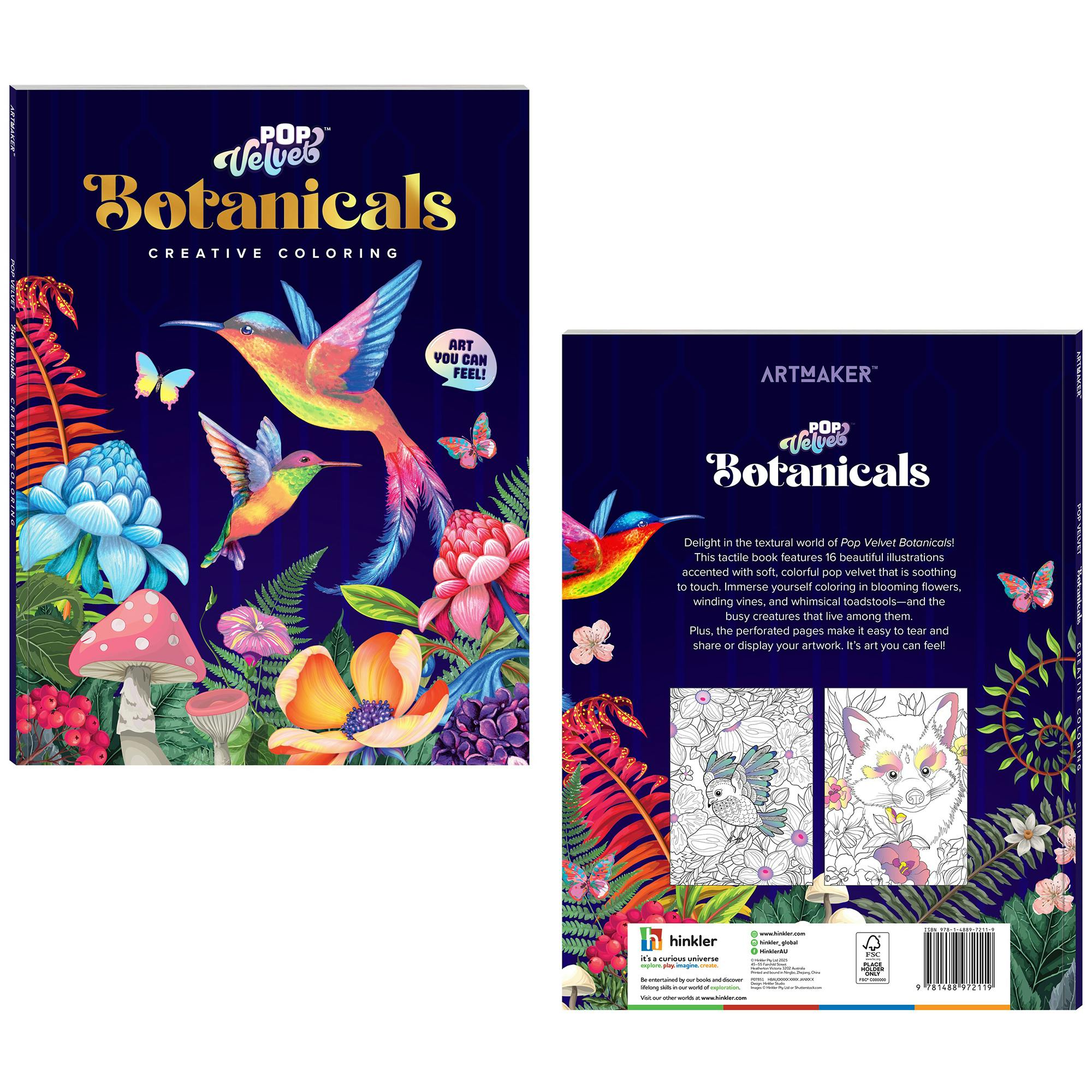 Art Marker: Pop Velvet - Botanicals