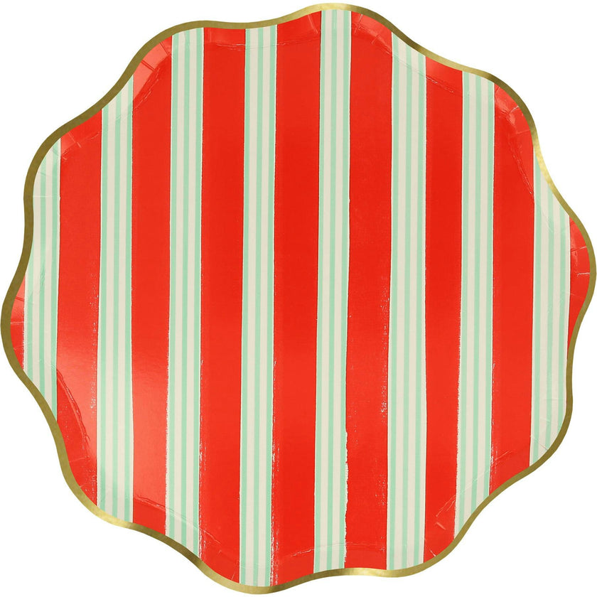 Festive Stripe Side Plates