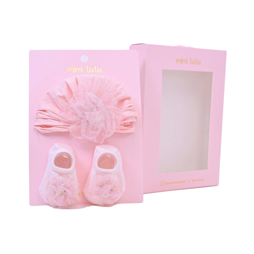 Bow & Bloom Baby Hat Gift Set