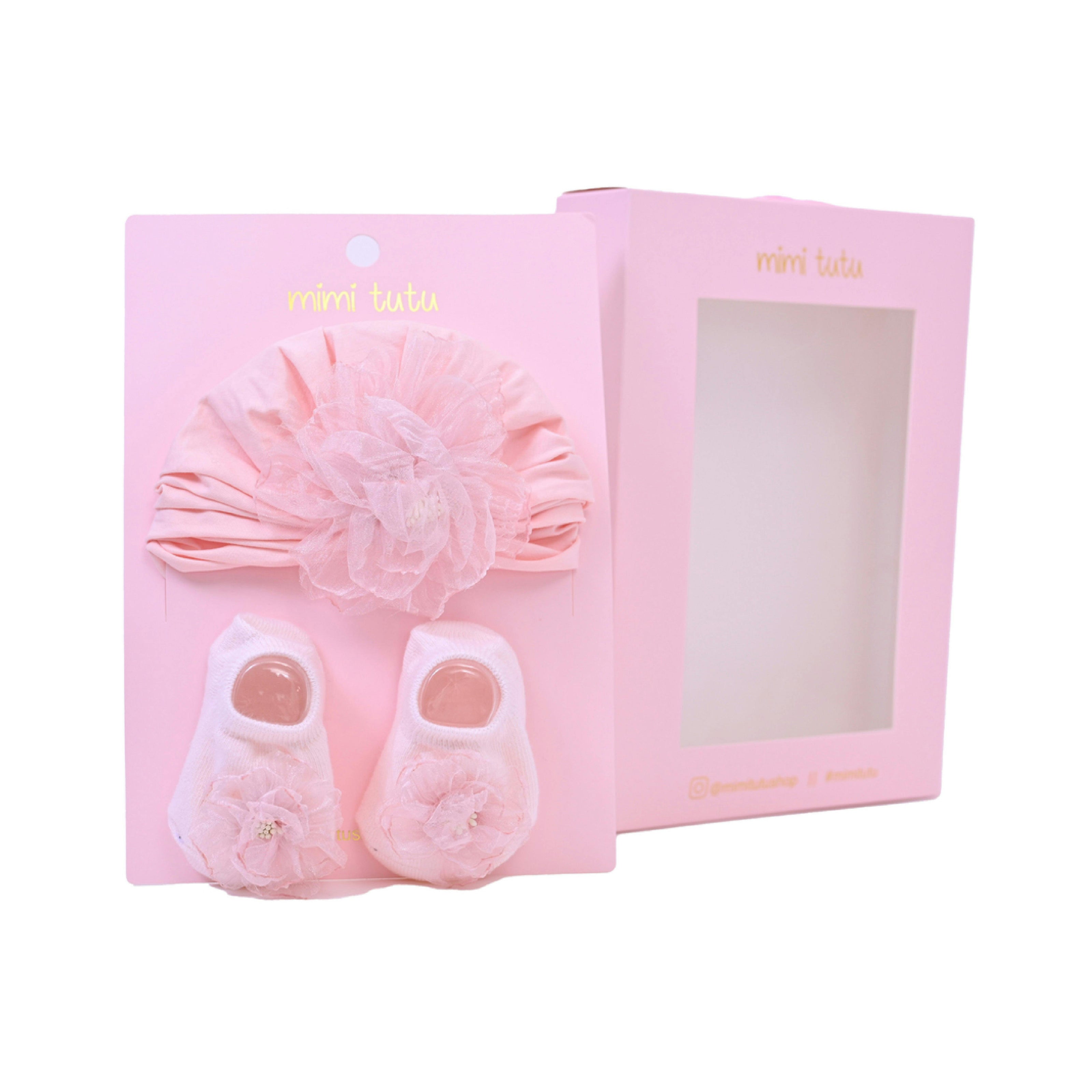 Bow & Bloom Baby Hat Gift Set