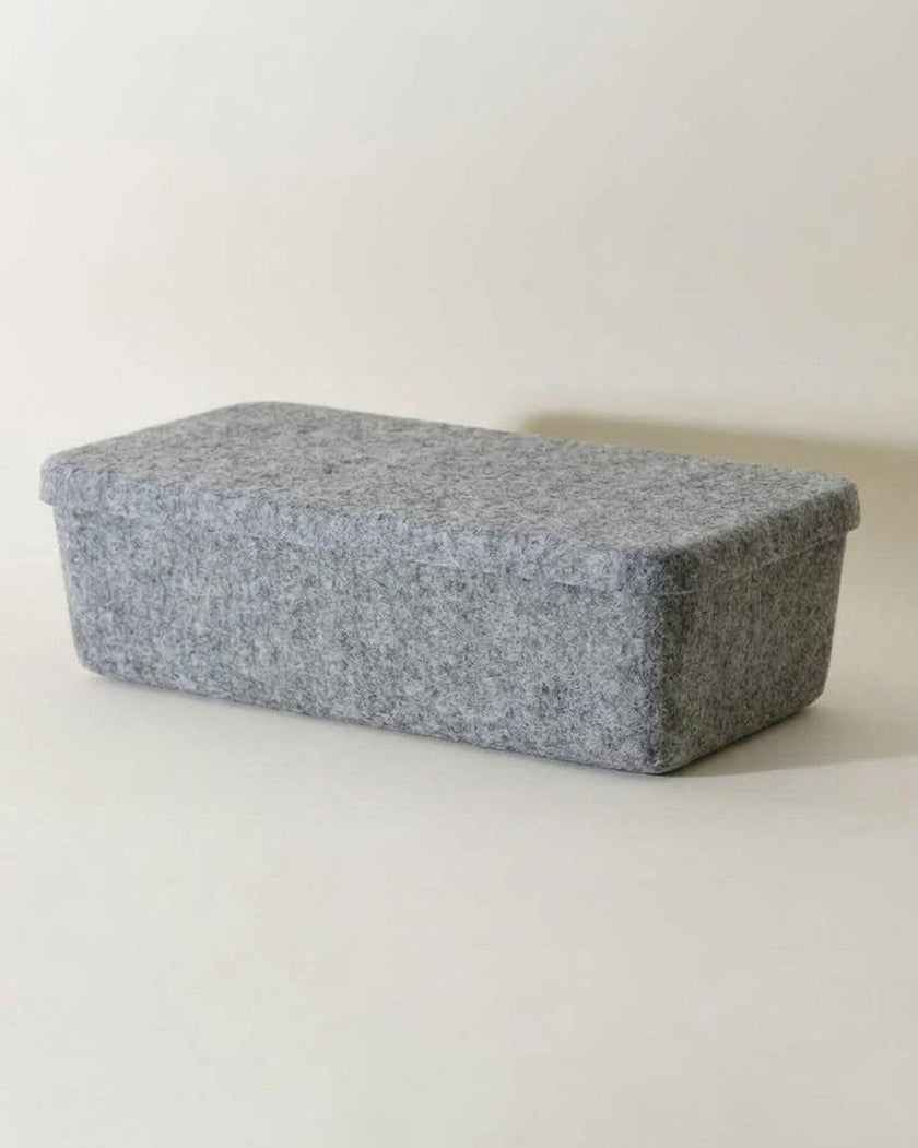 The Sculpted Bin - Long with Lid