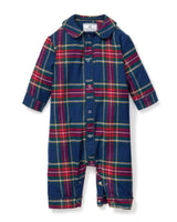 Baby's Brushed Twill Cambridge Romper in Windsor Tartan