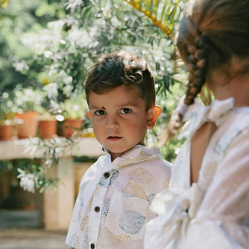 Block Printed Shirt for Boys