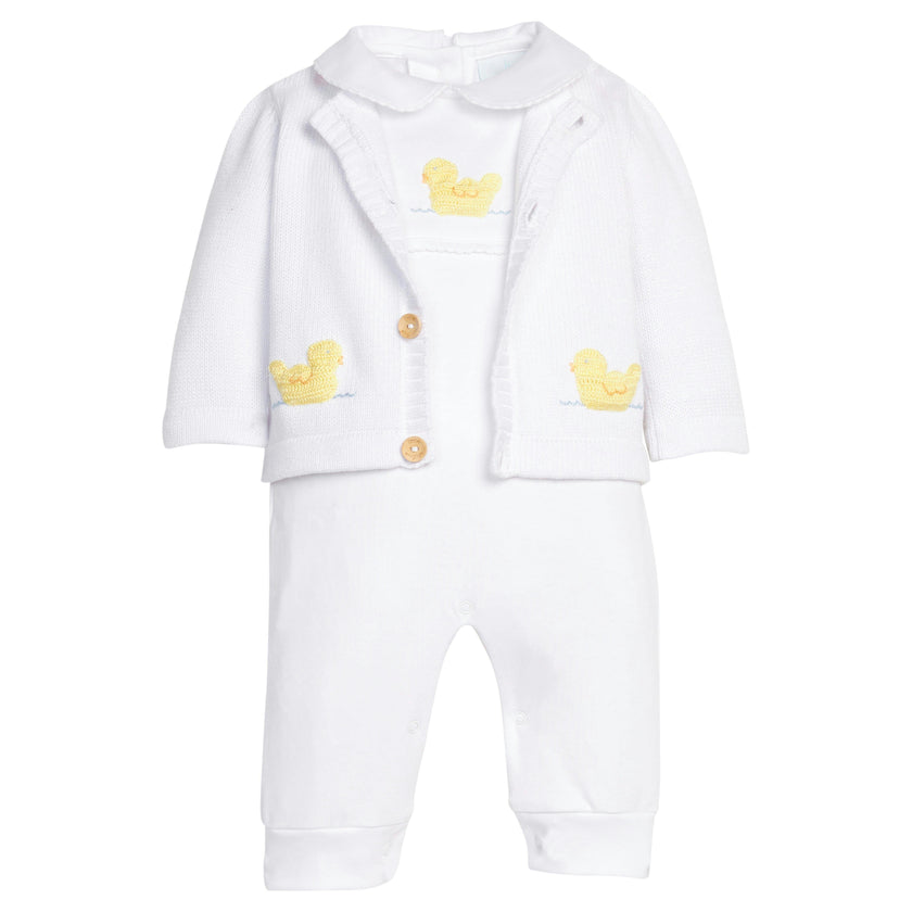 Crochet Playsuit - Duck