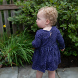 Long Sleeve Bubble Romper in Constellations