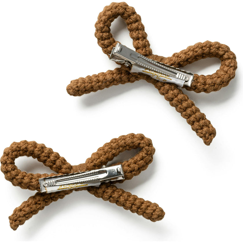 Juliana Textured Knit Double Clip