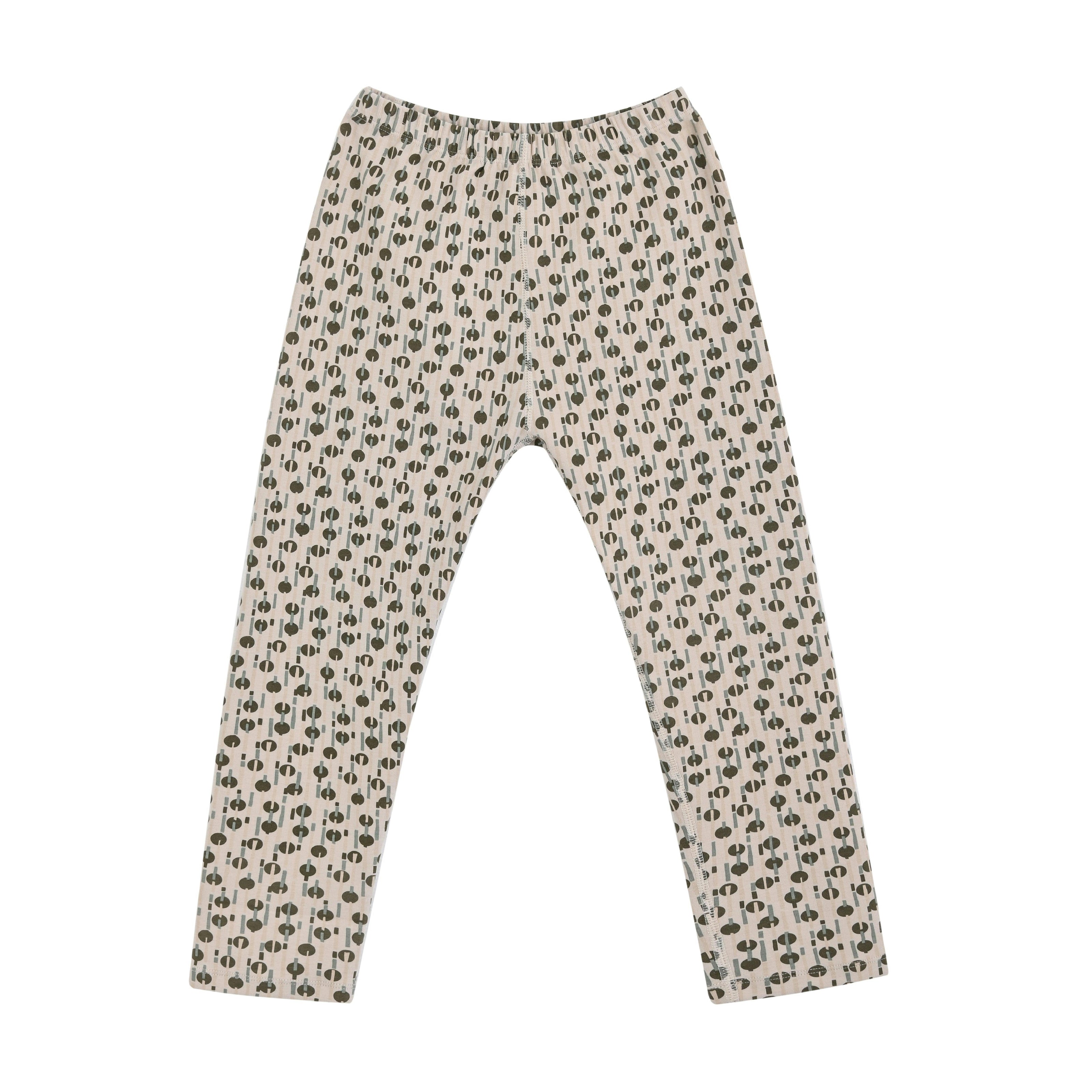 Light Gray Panda Cotton Pajama Set