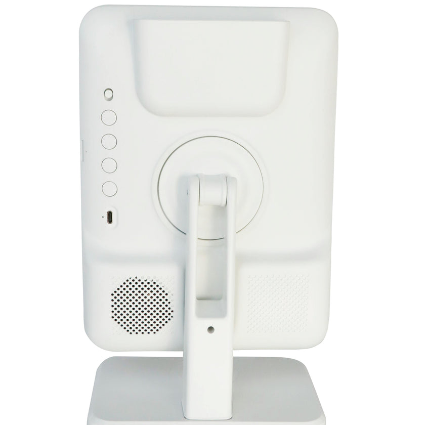 Glam Studio Vanity Mirror and Bluetooth Speaker-White