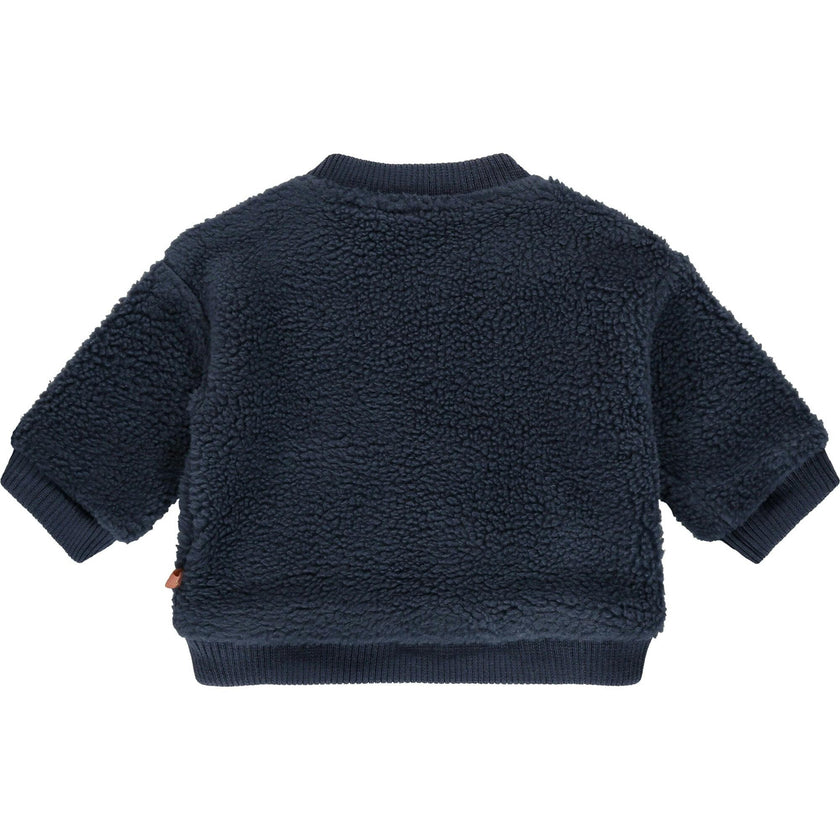 Fuzzy Zip Cardigan