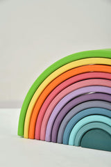 Avenlur Wooden Rainbow Stacker Blocks