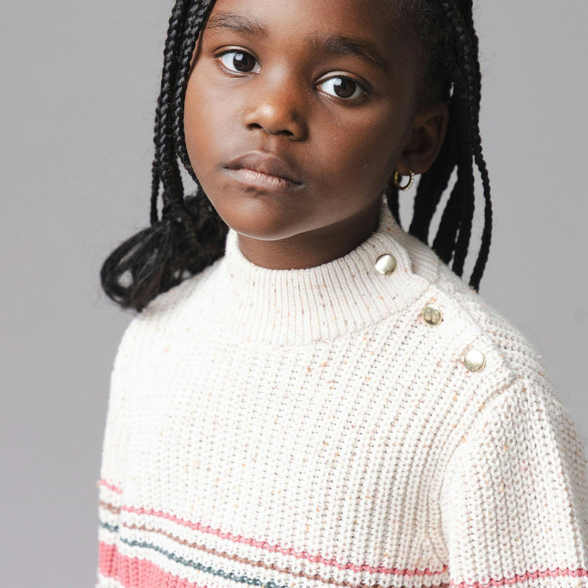 Organic Mock Neck Sweater