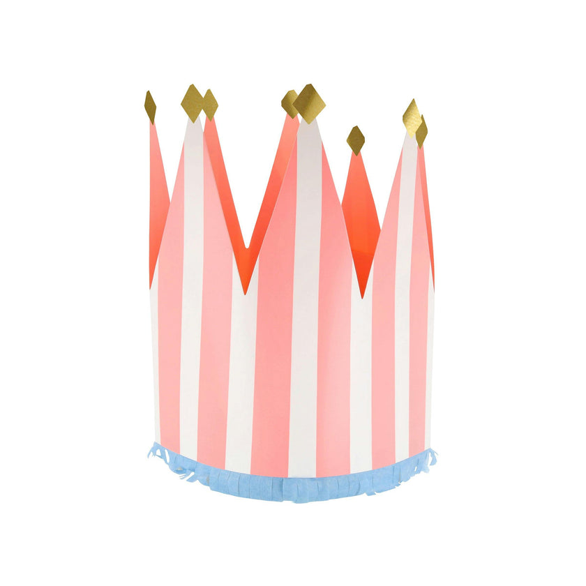 Striped Party Crowns