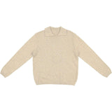 Argyle Fine Knit Collared Rounded V-Neck Sweater