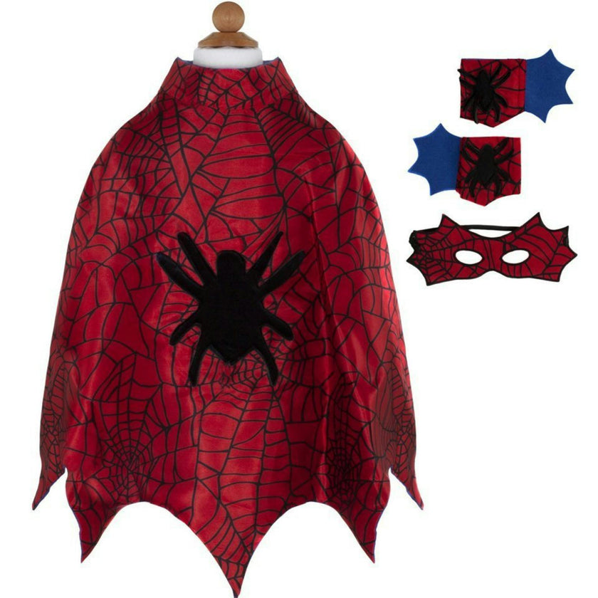 Spider Cape Set with Mask and Cuffs