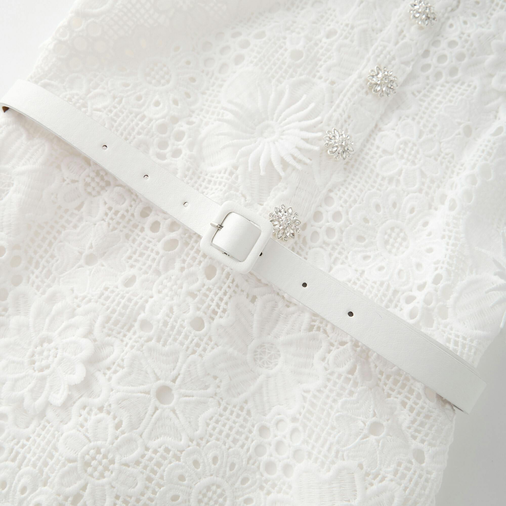 Lucinda Embroidered Mini Dress