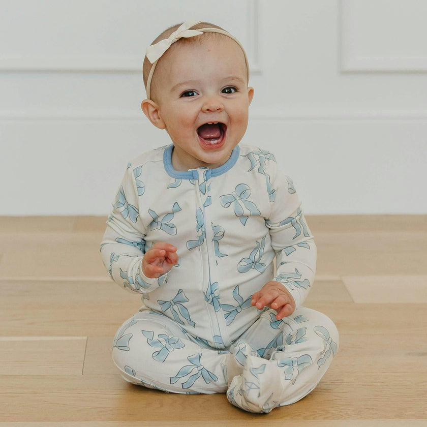 Zip-Up Footie Pajama - Daphne