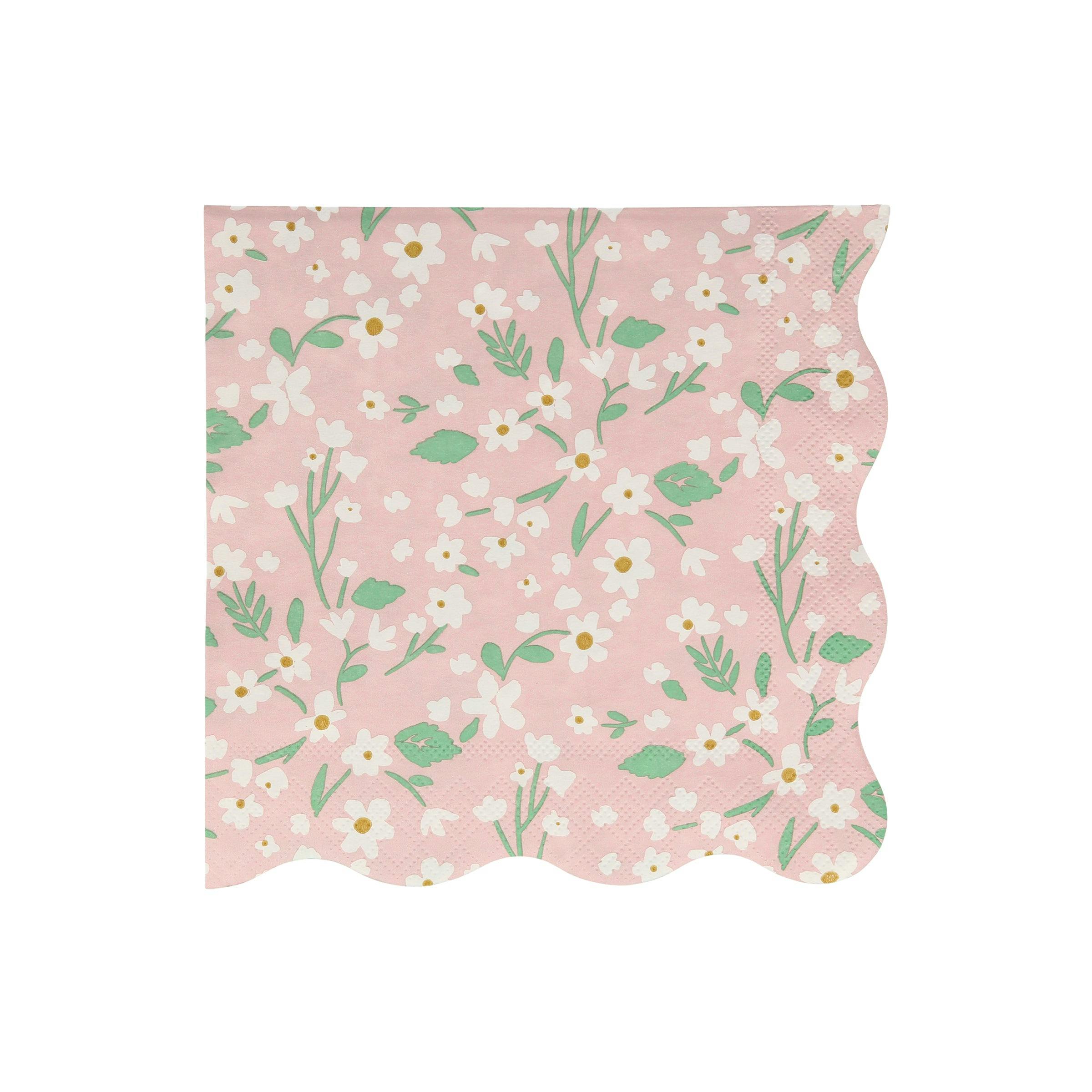 Set of 20 Ditsy Floral Large Napkins