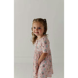 Short Sleeve Henley Dress