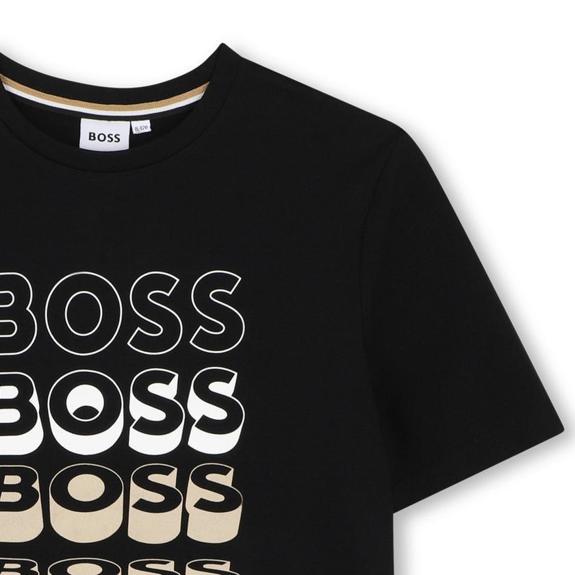 Black Gradient Logo T-Shirt