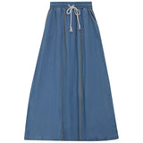 Denim Outstitch Skirt