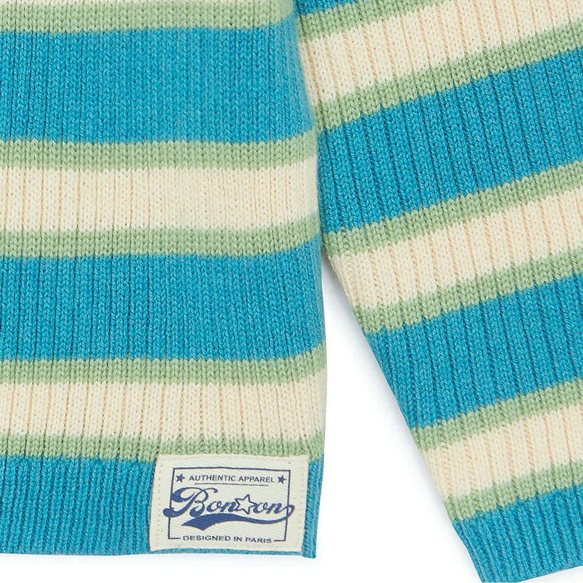 BONTON Blue Fish Leonard Sweater