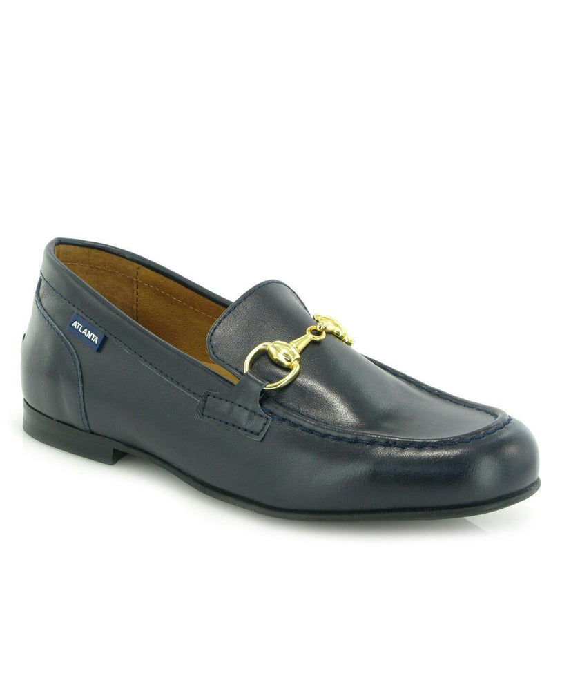 Teresa Buckle - navy blue smooth