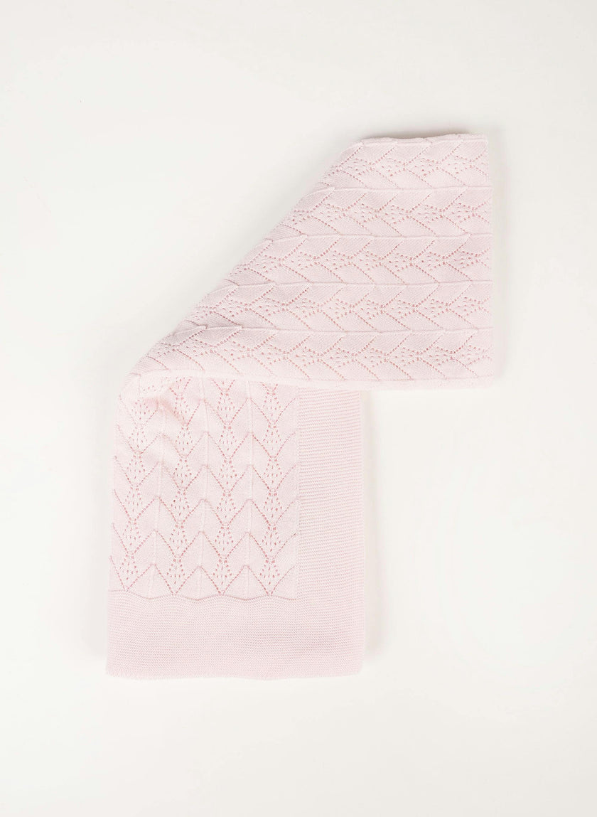 Wonder Baby Organic Cotton Blanket - Blush Pink
