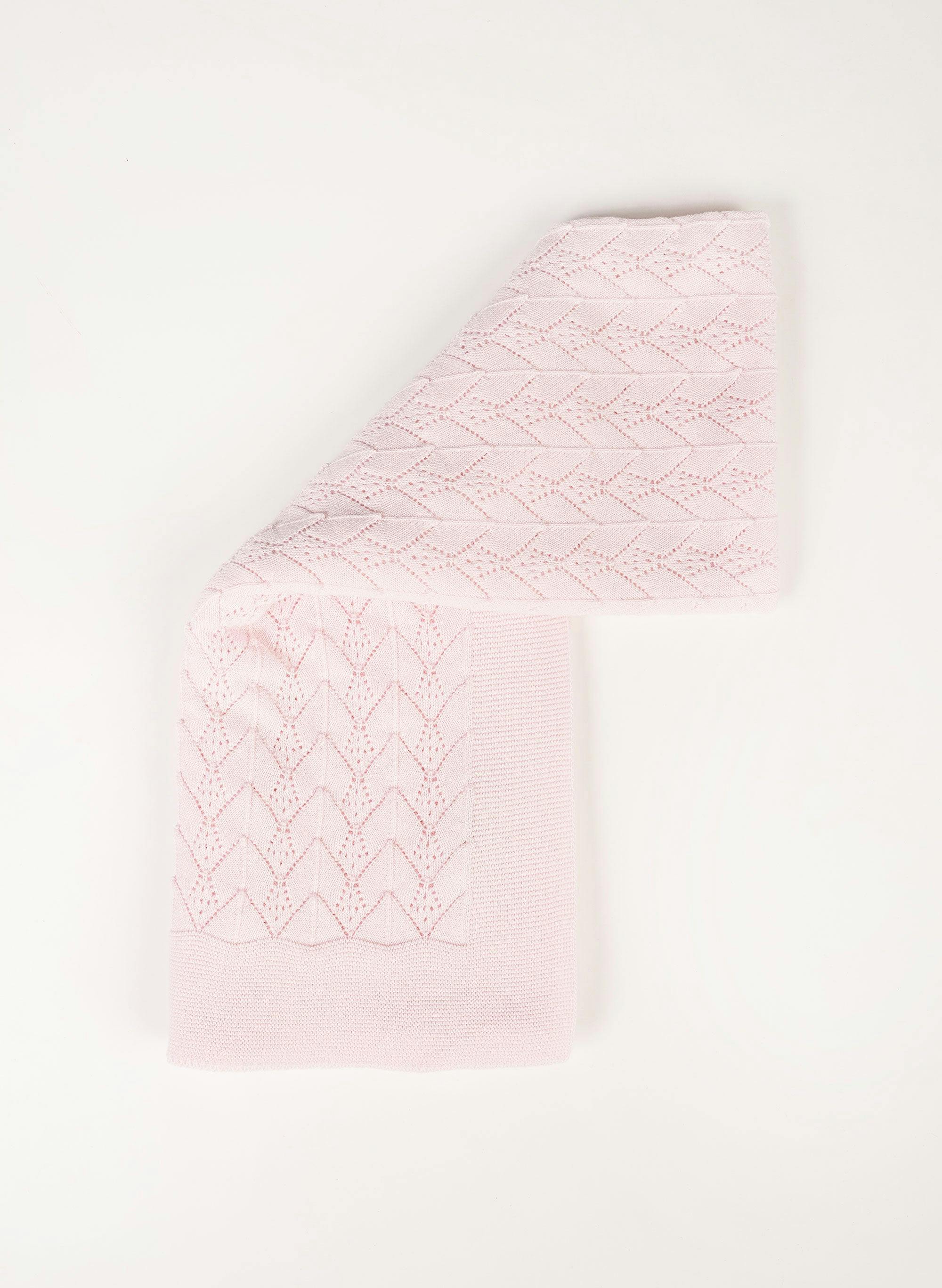 Wonder Baby Organic Cotton Blanket - Blush Pink