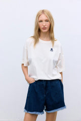 TNS Denim Woman Short Indigo Denim