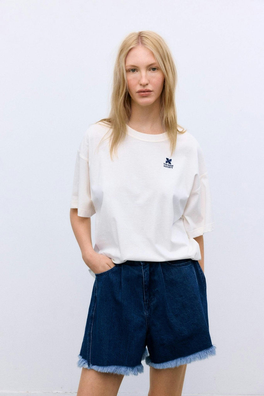 TNS Denim Woman Short Indigo Denim