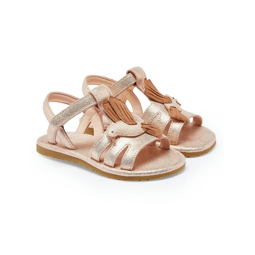 Iles Sky Sandals | Hummingbird | Powder Metallic Leather
