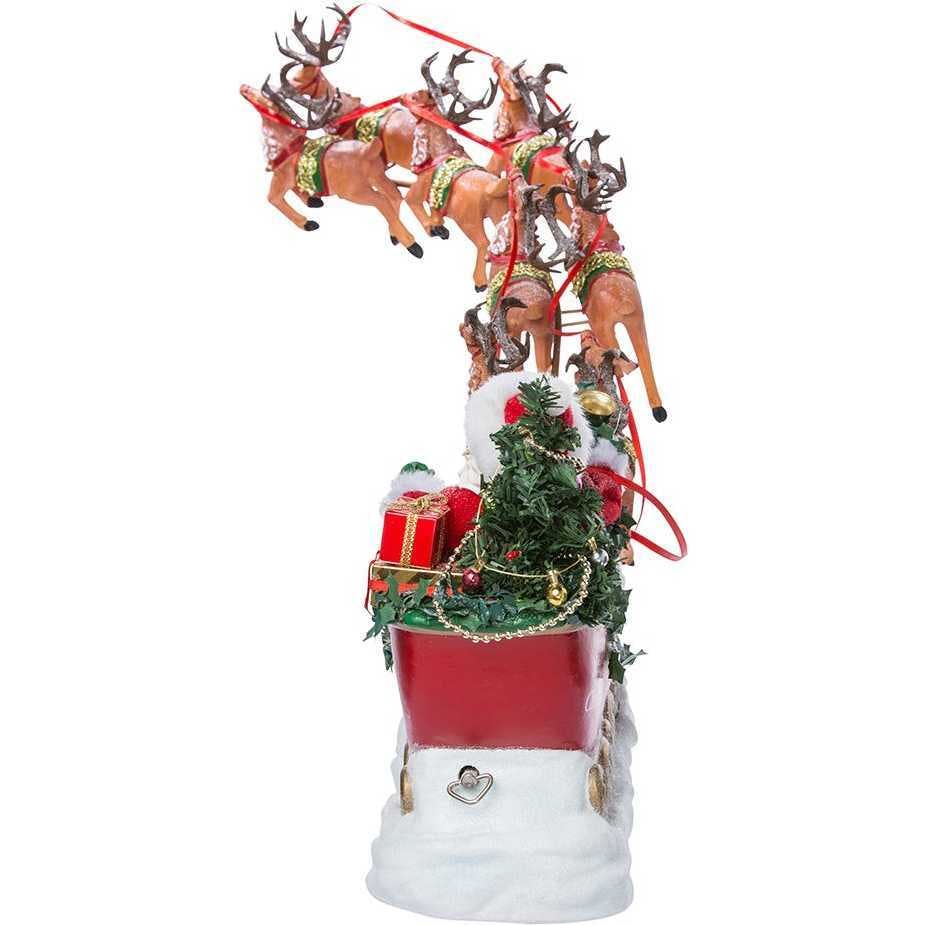24-Inch Fabriché Musical Santa with Eight