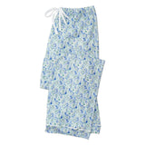 Birth Flowers Women's Button Front Long Pajama Set